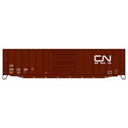 Click here to learn more about the Accurail HO KIT 50'' Exterior Post Steel Box, CN/IC.