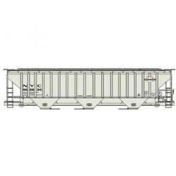Click here to learn more about the Accurail HO KIT PS-4750 3-Bay Covered Hopper, NYC.