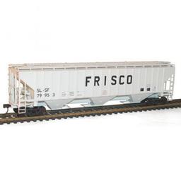 Click here to learn more about the Accurail HO KIT PS-4750 3-Bay Covered Hopper, Frisco.
