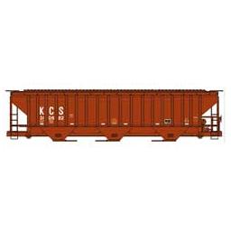 Click here to learn more about the Accurail HO KIT PS3750 3-Bay Covered Hopper, KCS.