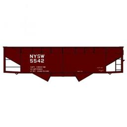 Click here to learn more about the Accurail HO KIT 50-Ton Offset Twin Hopper, NYS&W.