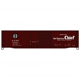 Click here to learn more about the Accurail HO KIT 50'' Steel Box, SF/San Francisco Chief.