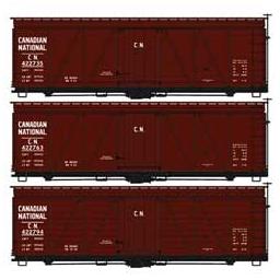 Click here to learn more about the Accurail HO KIT 36'' Fowler Wood Box, CN (3).