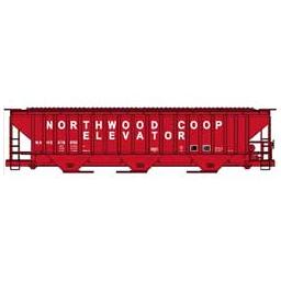 Click here to learn more about the Accurail HO KIT SP4750 Covered Hopper, Northwood Co-Op.