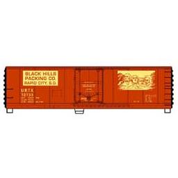 Click here to learn more about the Accurail HO KIT 40'' Steel PD Reefer, Black Hills Packing.
