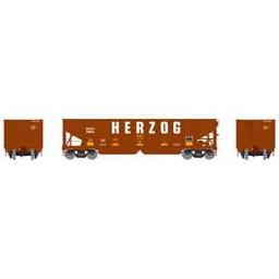 Click here to learn more about the Athearn HO RTR 40'' OB Ballast Hopper/Load, HZGX #9864.