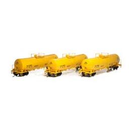 Click here to learn more about the Athearn HO RTR 16,000-Gallon Tank, TILX/Yellow #2 (3).