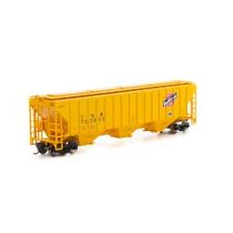Click here to learn more about the Athearn HO RTR PS 4740 Covered Hopper, C&NW/Yellow #753808.