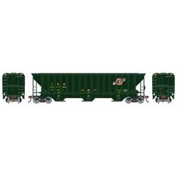 Click here to learn more about the Athearn HO RTR PS 4740 Covered Hopper, C&NW/Green #471700.