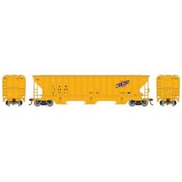 Click here to learn more about the Athearn HO RTR PS 4740 Covered Hopper, C&NW/Yellow #174850.