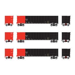 Click here to learn more about the Athearn HO RTR Thrall High Side Gondola w/Load,PSCX #3 (3).