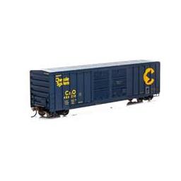 Click here to learn more about the Athearn HO RTR 50'' FMC Double Door Box, C&O #486218.