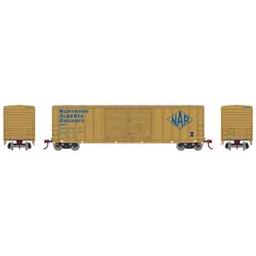 Click here to learn more about the Athearn HO RTR 50'' FMC Double Door Box, NAR #050116.