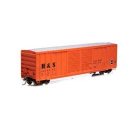 Click here to learn more about the Athearn HO RTR 50'' FMC Centered Double Door Box, H&S #4008.