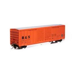 Click here to learn more about the Athearn HO RTR 50'' FMC Centered Double Door Box, H&S #4082.