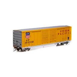 Click here to learn more about the Athearn HO RTR 50'' FMC Centered Double Door Box,UP #300303.