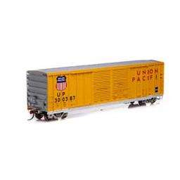 Click here to learn more about the Athearn HO RTR 50'' FMC Centered Double Door Box,UP #300387.
