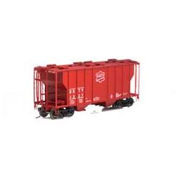 Click here to learn more about the Athearn HO RTR PS-2 2600 Covered Hopper, MKT #1337.