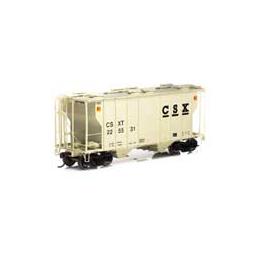 Click here to learn more about the Athearn HO RTR PS-2 2600 Covered Hopper, CSX #225531.