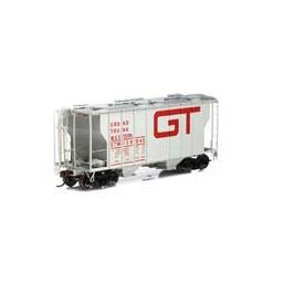 Click here to learn more about the Athearn HO RTR PS-2 2600 Covered Hopper, GTW #138045.