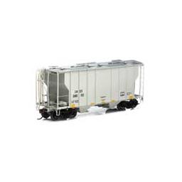 Click here to learn more about the Athearn HO RTR PS-2 2600 Covered Hopper, GNOX #38002.