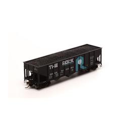 Click here to learn more about the Athearn HO RTR 40'' 3-Bay Ribbed Hopper w/Load, RI #510094.
