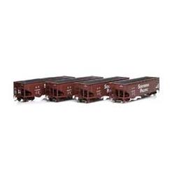 Click here to learn more about the Athearn HO RTR 40'' 3-Bay Offset Hopper w/Load, SP #2 (4).