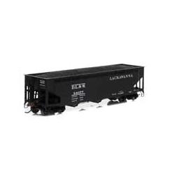 Click here to learn more about the Athearn HO RTR 40'' 3-Bay Offset Hopper w/Load, DL&W #84077.