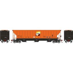 Click here to learn more about the Athearn HO RTR PS 4740 Covered Hopper, PTLX/FARMR #14704.