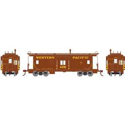Click here to learn more about the Athearn HO RTR Bay Window Caboose, WP/Brown #428.
