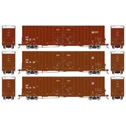Click here to learn more about the Athearn HO RTR 60'' DD Hi-Cube Box, UP/Building America (3).