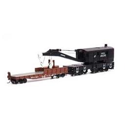 Click here to learn more about the Athearn HO RTR 200-Ton Crane w/Tender,CR/Small Logo #45218.