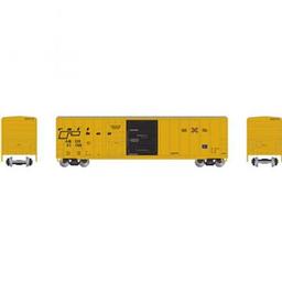Click here to learn more about the Athearn HO RTR 50'' FMC Combo Door Box, RBOX/Late #51106.