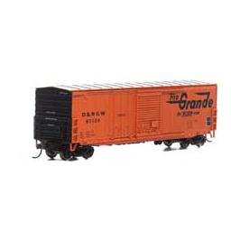 Click here to learn more about the Athearn HO RTR 50'' Combo Door Box, D&RGW Repaint #63104.