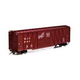 Click here to learn more about the Athearn HO RTR 50'' Single Sheathed Box, CB&Q #46640.