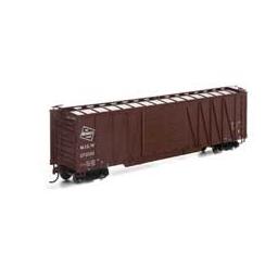 Click here to learn more about the Athearn HO RTR 50'' Single Sheathed Box, MILW #272101.
