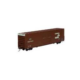 Click here to learn more about the Athearn HO RTR FMC 60'' DD/SS Hi-Cube Box, CR/NYC #221714.