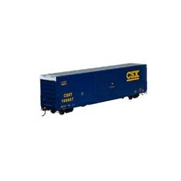 Click here to learn more about the Athearn HO RTR FMC 60'' DD/SS Hi-Cube Box, CSX #166667.