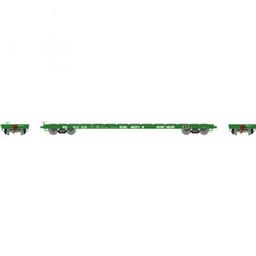 Click here to learn more about the Athearn HO RTR 60'' Flat, BN #630828.