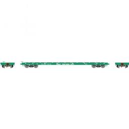 Click here to learn more about the Athearn HO RTR 60'' Flat, GN #161151.