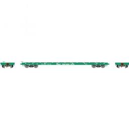 Click here to learn more about the Athearn HO RTR 60'' Flat, GN #161040.