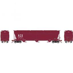 Click here to learn more about the Athearn HO ACF 4600 3-Bay Centerflow Hopper, KCS #300067.