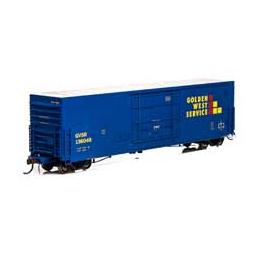 Click here to learn more about the Athearn HO 50'' PC&F SS Box w/14'' Plug Door, GWS #136048.