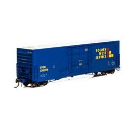 Click here to learn more about the Athearn HO 50'' PC&F SS Box w/14'' Plug Door, GWS #138058.