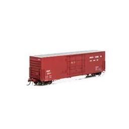 Click here to learn more about the Athearn HO 50'' PC&F SS Box w/14'' Plug Door, NSHR #5511.