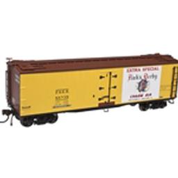 Click here to learn more about the Atlas Model Railroad HO 40'' Wood Reefer, Finks Purple Ribbon Beer#55712.