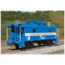 Click here to learn more about the Atlas Model Railroad HO Extended Vision Caboose, Undecorated.