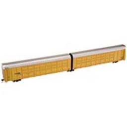Click here to learn more about the Atlas Model Railroad HO Articulated Auto Carrier, Undecorated.
