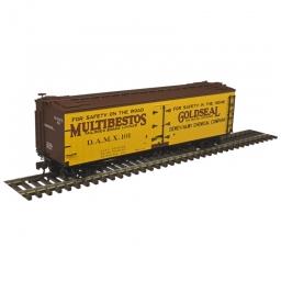 Click here to learn more about the Atlas Model Railroad HO 40'' Wood Reefer, Multibestos/Gold Seal #101.