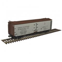 Click here to learn more about the Atlas Model Railroad HO 40''Wood Reefer,North Western Refrigerator #6087.